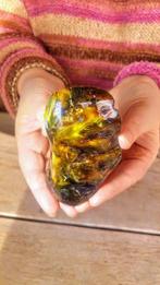 Baltische barnsteen met florale insluitsels - Druppel -