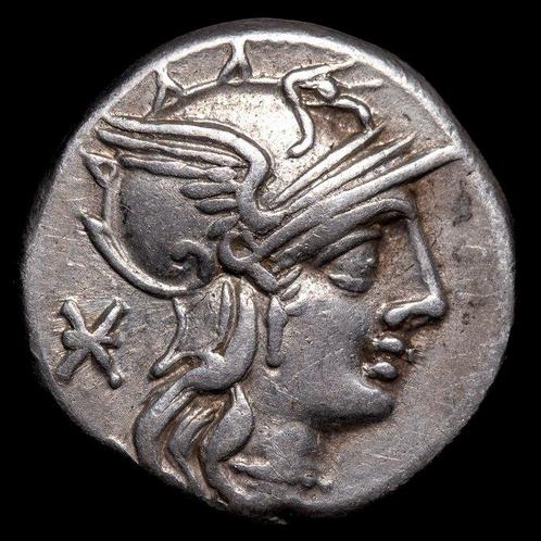 Romeinse Republiek. P. Maenius Antiaticus, 132 a.C.., Postzegels en Munten, Munten | Europa | Niet-Euromunten