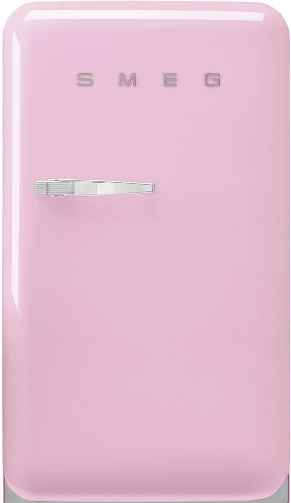 Smeg FAB10HRPK6 retro jaren 50 koelkast - roze - rechtsdraai, Witgoed en Apparatuur, Koelkasten en IJskasten, 75 tot 100 liter