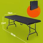 Biertafelset 3 delig inklapbaar Kunststof Antraciet 180cm, Verzenden, Nieuw