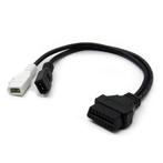 Audi/Seat/Skoda/Volkswagen 2+2-pins OBD1 – 16-pins OBD2 Verl, Verzenden, Nieuw