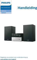 Philips TAM3205 - Micromuzieksysteem - Zwart, Huis en Inrichting, Verzenden, Zo goed als nieuw