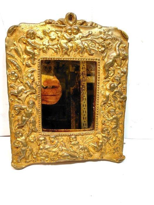 Specchio - Stile Napoleone III - legno dorato con magnifici, Antiek en Kunst, Curiosa en Brocante