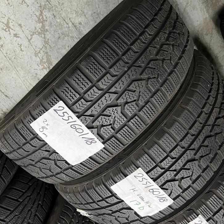 2 x Kumho I`Zen XW 255-60-18 Winterbanden 8mm, Auto-onderdelen, Banden en Velgen, 18 inch, Winterbanden, 255 mm, Personenwagen