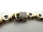 Armband - 18 karaat Geel goud, Witgoud - 0.60ct. tw. Diamant, Sieraden, Tassen en Uiterlijk, Armbanden, Nieuw