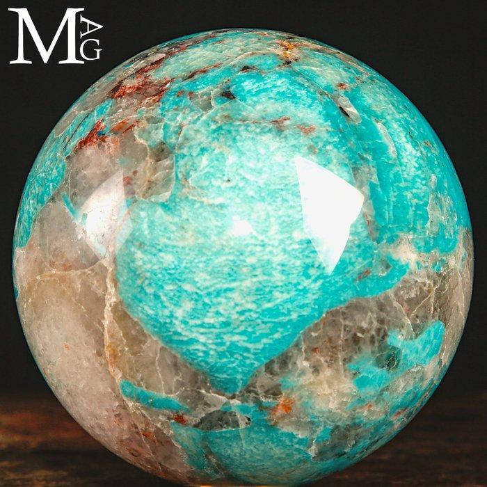 Een zeldzame combinatie Amazoniet en Smoky Quartz Bol –, Verzamelen, Mineralen en Fossielen