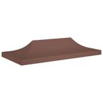 vidaXL Partytentdak 270 g/m² 6x3 m bruin, Tuin en Terras, Partytenten, Verzenden, Nieuw