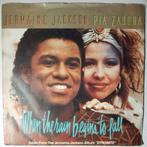 Jermaine Jackson and Pia Zadora - When the rain begins to..., Cd's en Dvd's, Vinyl Singles, Gebruikt, 7 inch, Pop, Single