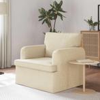 vidaXL Bank Crème 84 x 80 x 85 cm Stof, Verzenden, Nieuw, Stof, Minder dan 150 cm