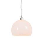 Moderne ronde hanglamp opaal wit - Globe, Huis en Inrichting, Lampen | Hanglampen, Nieuw, Kunststof, Modern, 75 cm of meer