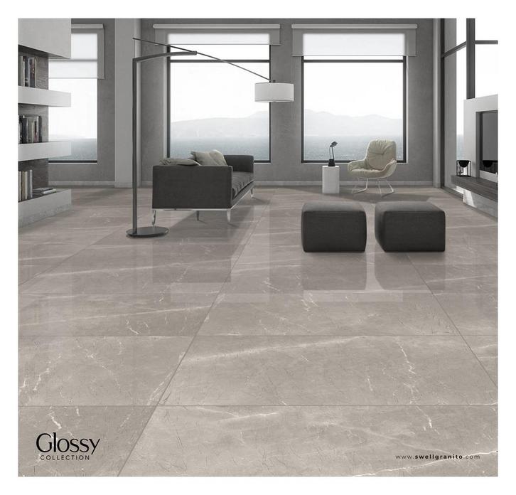 MAX - ATLAS GREY tegel - 600x1200MM, Doe-het-zelf en Verbouw, Tegels, Verzenden