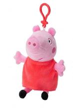 Peppa Pig Sleutelhanger Peppa 16cm rood, Ophalen of Verzenden, Nieuw