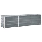 vidaXL Plantenbak verhoogd 240x40x45 cm gegalvaniseerd staal, Tuin en Terras, Bloembakken en Plantenbakken, 100 cm of meer, Verzenden