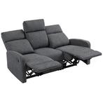 Bankstel - Verstelbare rugleuningen - Voetensteun - Grijs, Huis en Inrichting, Fauteuils, Ophalen of Verzenden, Nieuw, Stof, Modern