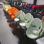 Lamm Lolita kunststof stoelen - geel, oranje en groen, Huis en Inrichting, Stoelen, Nieuw, Ophalen of Verzenden