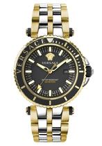 Versace VEAK00518  V-Race Diver heren horloge, Nieuw, Overige merken, Staal, Staal