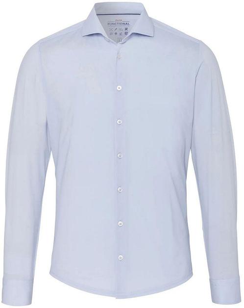 Pure The Functional Shirt Lichtblauw Uni maat 45 Heren, Kleding | Heren, Overhemden, Nieuw, Verzenden