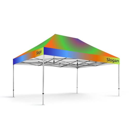 Easy up partytent 4x6m - Professional | PVC gecoat polyester, Tuin en Terras, Partytenten, 6 meter of meer, Minder dan 5 meter