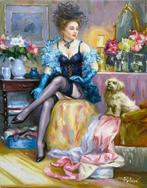 Vladimir Petrov (1945) - L’Élégante et le Petit Compagnon, Antiek en Kunst