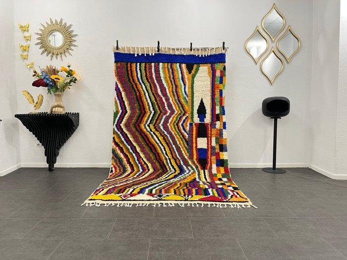 Berber, Bohemien Marokkaans wollen tapijt - Tapijt - 257 cm, Huis en Inrichting, Stoffering | Tapijten en Kleden