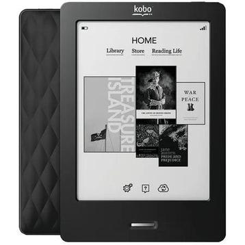 Kobo Touch eReader 6 - Wi-Fi - Zwart (Nieuw) beschikbaar voor biedingen