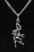 Zilveren Duiveltje ketting hanger, Verzenden, Nieuw