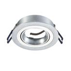 LED Spot GU10 Armatuur RVS - Baldr - Geborsteld aluminium, Verzenden, Nieuw