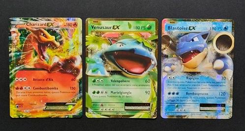 Pokémon - 3 Card - Charizard Ex - Blastoise Ex - Venusaur Ex, Hobby en Vrije tijd, Verzamelkaartspellen | Pokémon