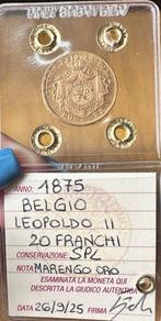 België. Leopold II. 20 Francs 1875 (Zonder Minimumprijs)