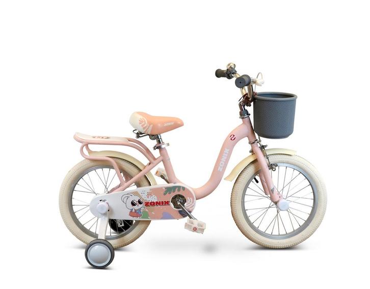 Zonix Meisjesfiets 16 Inch Licht Pastelroze Kinderfiets Met, Fietsen en Brommers, Fietsen | Meisjes, Nieuw, Ophalen of Verzenden