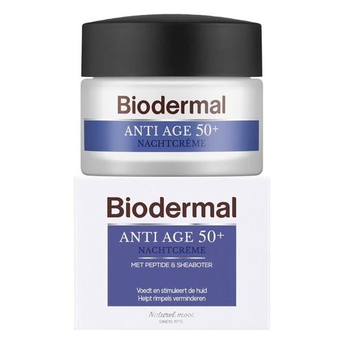 Biodermal Anti Age 50+ Nachtcrème, Sieraden, Tassen en Uiterlijk, Uiterlijk | Gezichtsverzorging, Nieuw, Verzenden