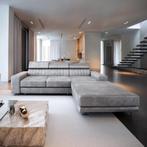 Slaapbank met opbergruimte Nero | L-Hoekbank | U-bank, Huis en Inrichting, Banken | Bankstellen, Verzenden, Nieuw