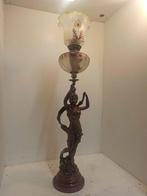 Charles ANFRIE (1833-1905) - Olielamp - Spiegel, kristal,