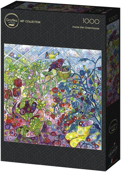 Inside the Greenhouse Puzzel (1000 stukjes) | Grafika -, Hobby en Vrije tijd, Denksport en Puzzels, Nieuw, Verzenden