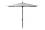 Platinum Riva stokparasol 2,5x2,5 m. - Light grey, Verzenden, Nieuw, Stokparasol, Kantelbaar