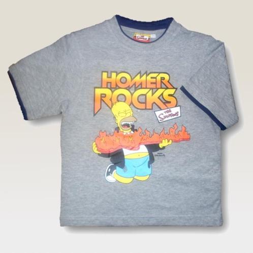The Simpsons Tshirt Grijs Gitaar-Maat 128, Kinderen en Baby's, Kinderkleding | Overige, Verzenden