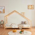 Kinderbed Siuntio huisbed met bedbodem 90x200 cm naturel [en, Kinderen en Baby's, Kinderkamer | Bedden, Verzenden, Nieuw