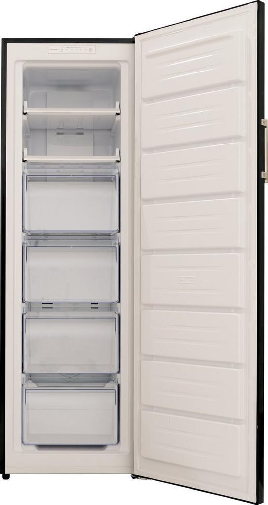 Frilec BREMEN272-NF-040DB vrieskast - nofrost - zwart, Witgoed en Apparatuur, Vriezers en Diepvrieskisten, Vrijstaand, Nieuw, 160 cm of meer
