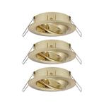 Paulmann - Inbouw armatuur rond kantelbaar Messing, Verzenden, Nieuw