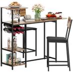 TRUUSK Bartafel Met Barkruk Set - 3-dlg. Bartafel-Set - Opkl, Verzenden