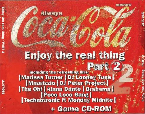cd - Various - Enjoy The Real Thing - Part 2, Cd's en Dvd's, Cd's | Overige Cd's, Zo goed als nieuw, Verzenden