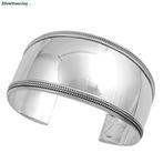 Zilveren Bali klemarmband 32 mm, Sieraden, Tassen en Uiterlijk, Verzenden, Nieuw, Zilver