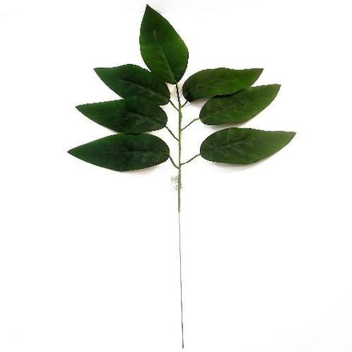 FLOCKED LEAF 50cm /st Boeketvuller Zijdebladeren, Huis en Inrichting, Woonaccessoires | Kunstplanten en Kunstbloemen, Nieuw, Ophalen of Verzenden
