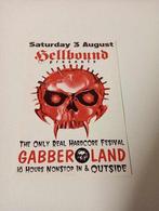 Hellbound present Gabberland Flyer saturday 3 august, Verzamelen, Verzenden, Gebruikt