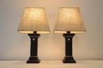 Van de Heg - Tafellamp - Keramiek, Linnen - Een paar