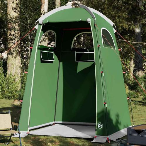 vidaXL Douchetent waterdicht groen, Caravans en Kamperen, Tenten, Nieuw, tot en met 2, Verzenden