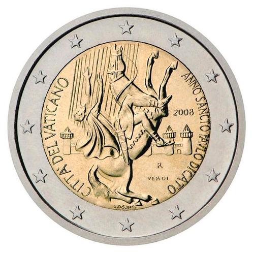 Vaticaan 2 Euro Paulusjaar 2008, Postzegels en Munten, Munten | Europa | Euromunten, Verzenden