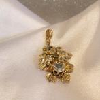 8 Krt. Antiek Duitse hanger met diamanten ca. 0,70 ct., Sieraden, Tassen en Uiterlijk, Antieke sieraden, Ophalen of Verzenden