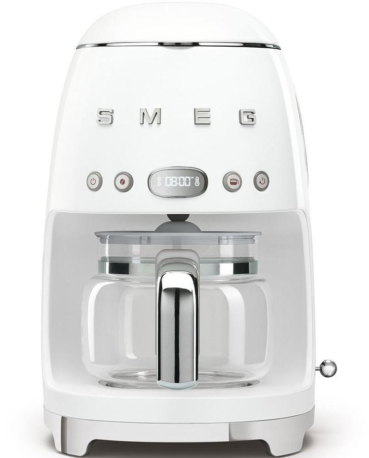 Smeg DCF02WHEU filter koffiemachine wit, Witgoed en Apparatuur, Koffiezetapparaten, Nieuw, Verzenden