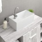 vidaXL Wasbak 48x25x15 cm keramiek wit, Verzenden, Nieuw